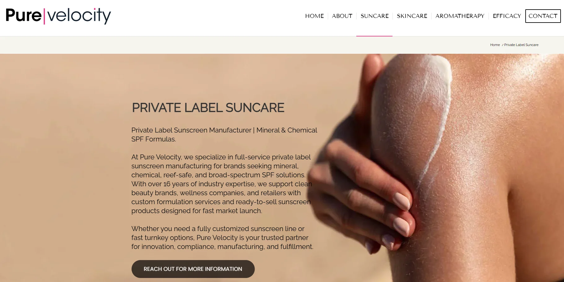 Private Label Sunscreen Manufacturers in usa